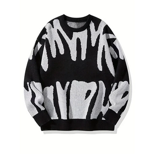 Luca – Oversized Heren Gebreide Trui met Warme Voering