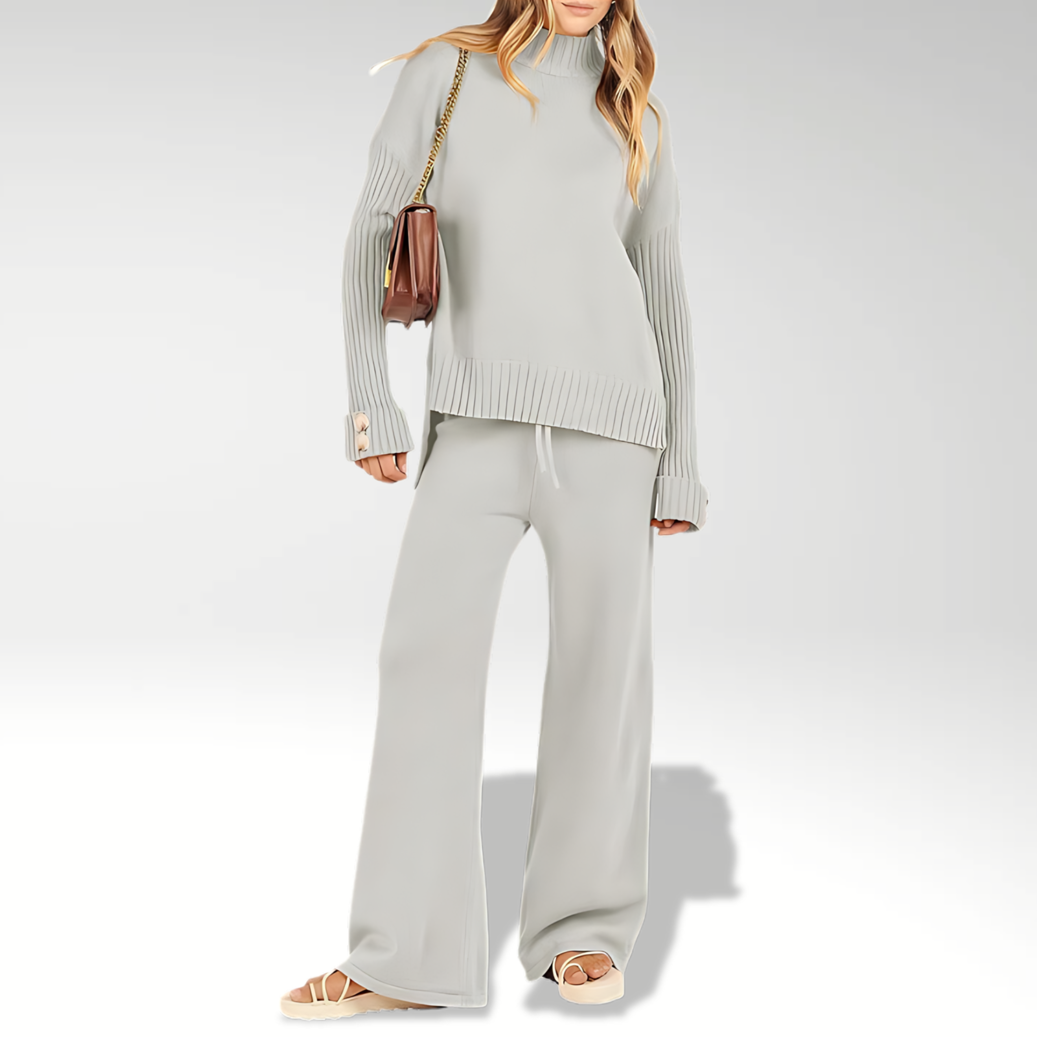 SofiaCalabrese Moeiteloze Elegantie Tweedelige Set Voor Vrouwen