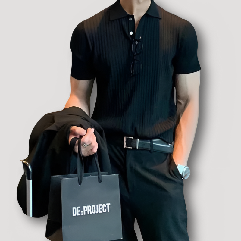 SergioVitale gebreide poloshirts voor heren