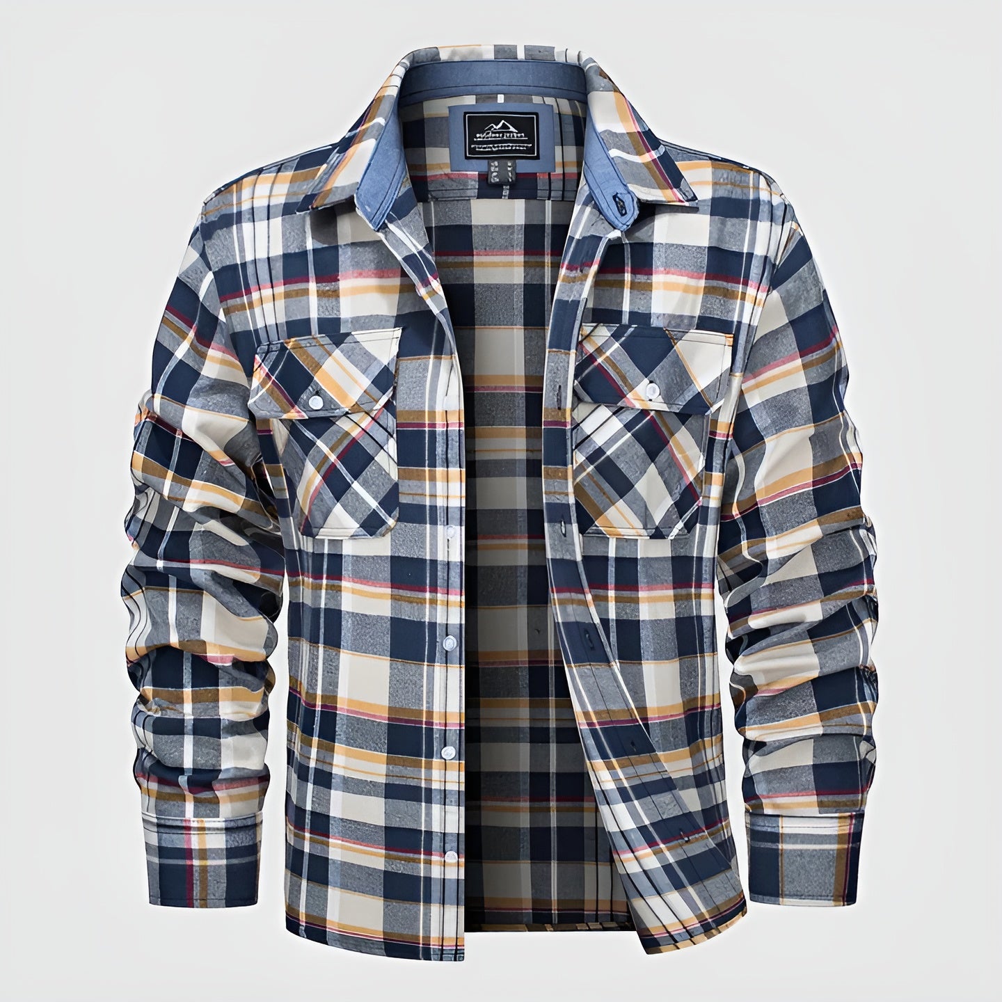 Lorenzo – Heren Overhemd met Flanellen Voering