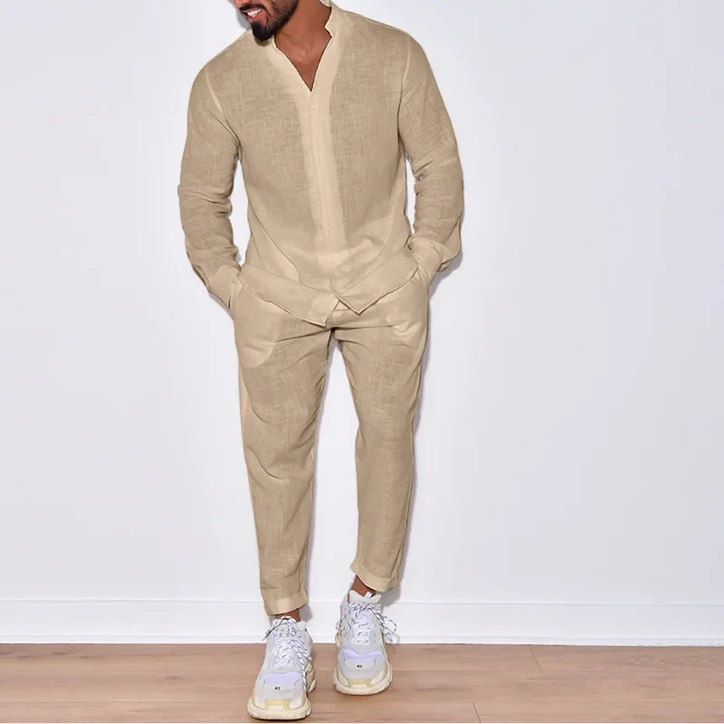 SofiaRossi™ Diego Men's 2-piece Linen Set