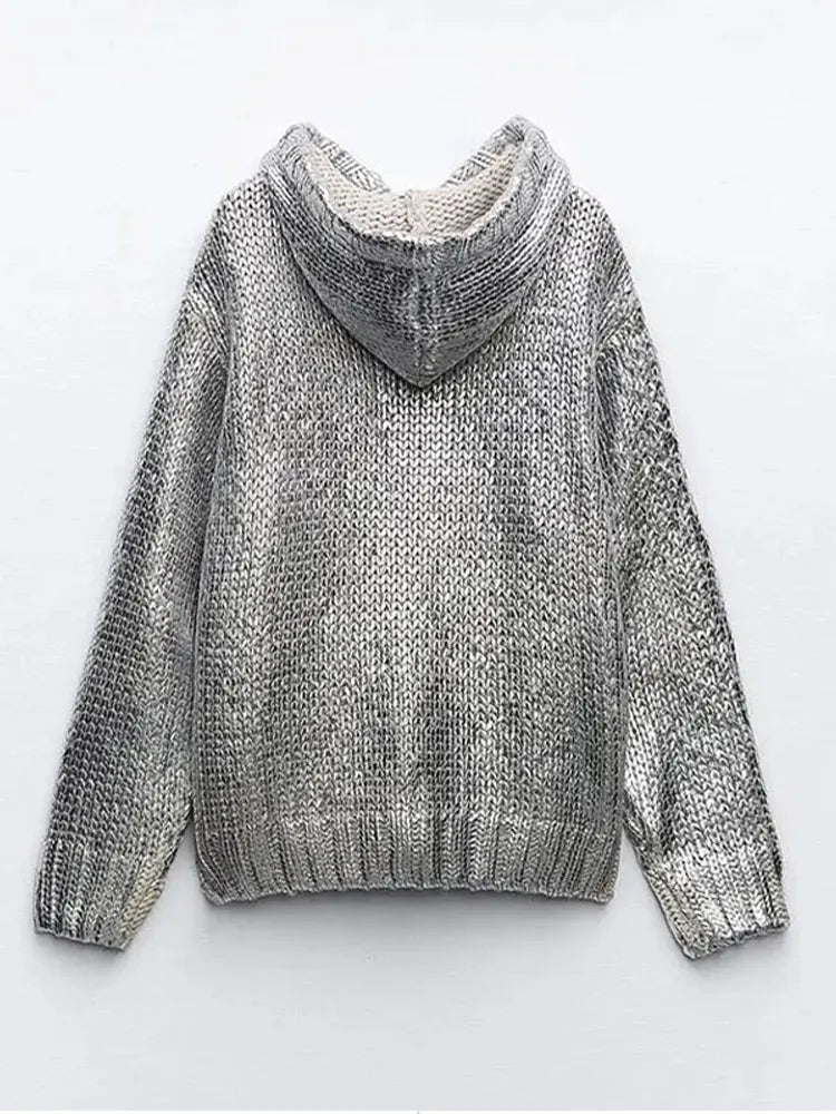 GinaAlloy™ Metallic Vrouwen Trui
