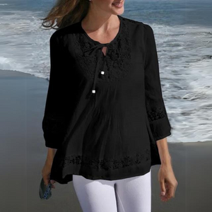 DanteMerletto Elegante Kanten Blouse Voor Vrouwen