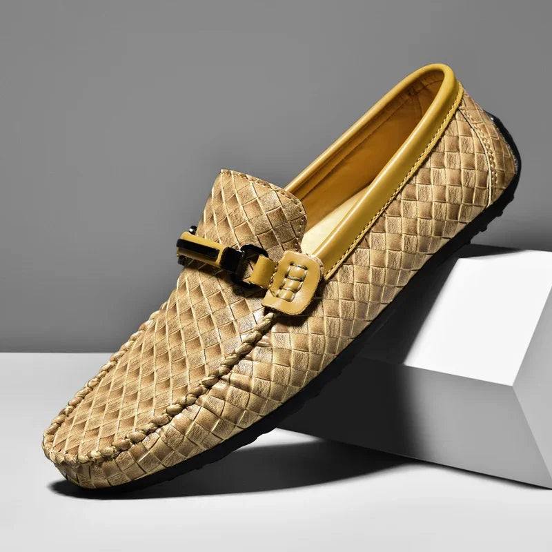 MatteoSantoro Heren Leren Loafers Voor Mannen