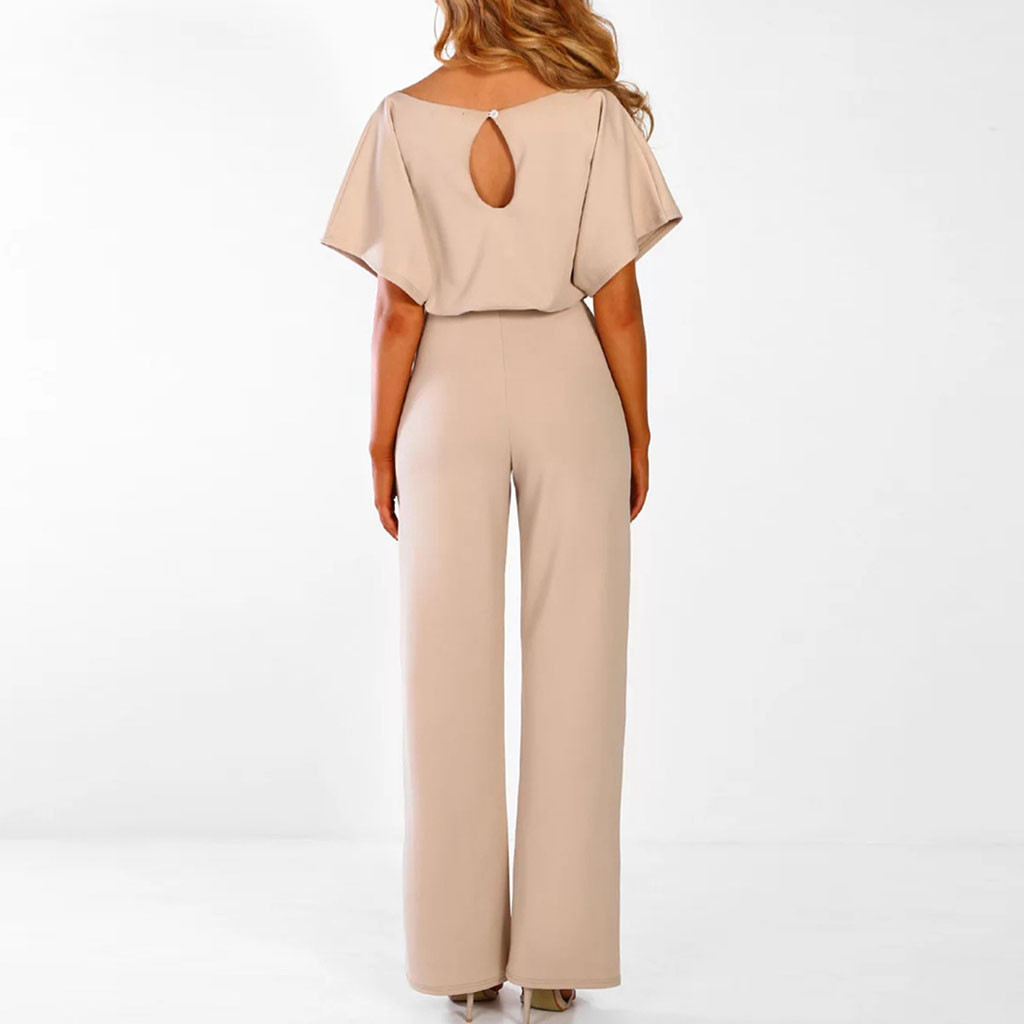 Isabella – Wijde-Leg Dames Zomer Jumpsuit