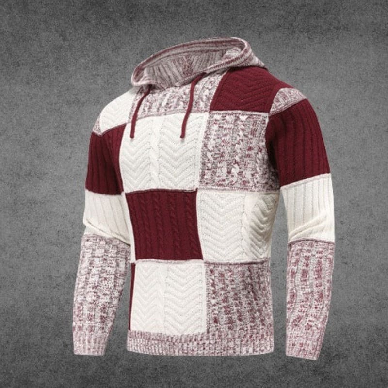 Cardevo – Gebreid Herenvest met Capuchon