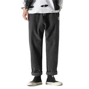 Luca – Wijde Corduroy Loungebroek voor Heren