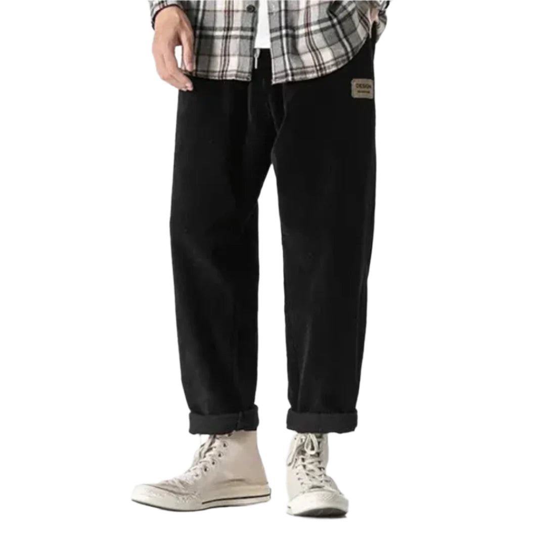 Luca – Wijde Corduroy Loungebroek voor Heren