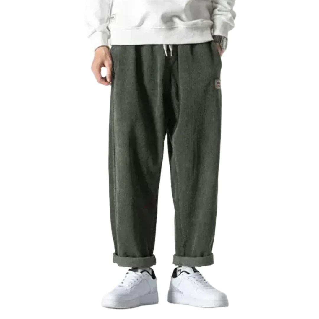 Luca – Wijde Corduroy Loungebroek voor Heren