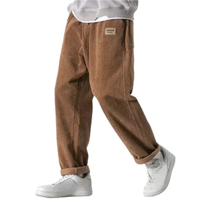 Luca – Wijde Corduroy Loungebroek voor Heren