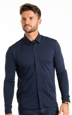 GiuseppeRossi Poloshirt met Knopen