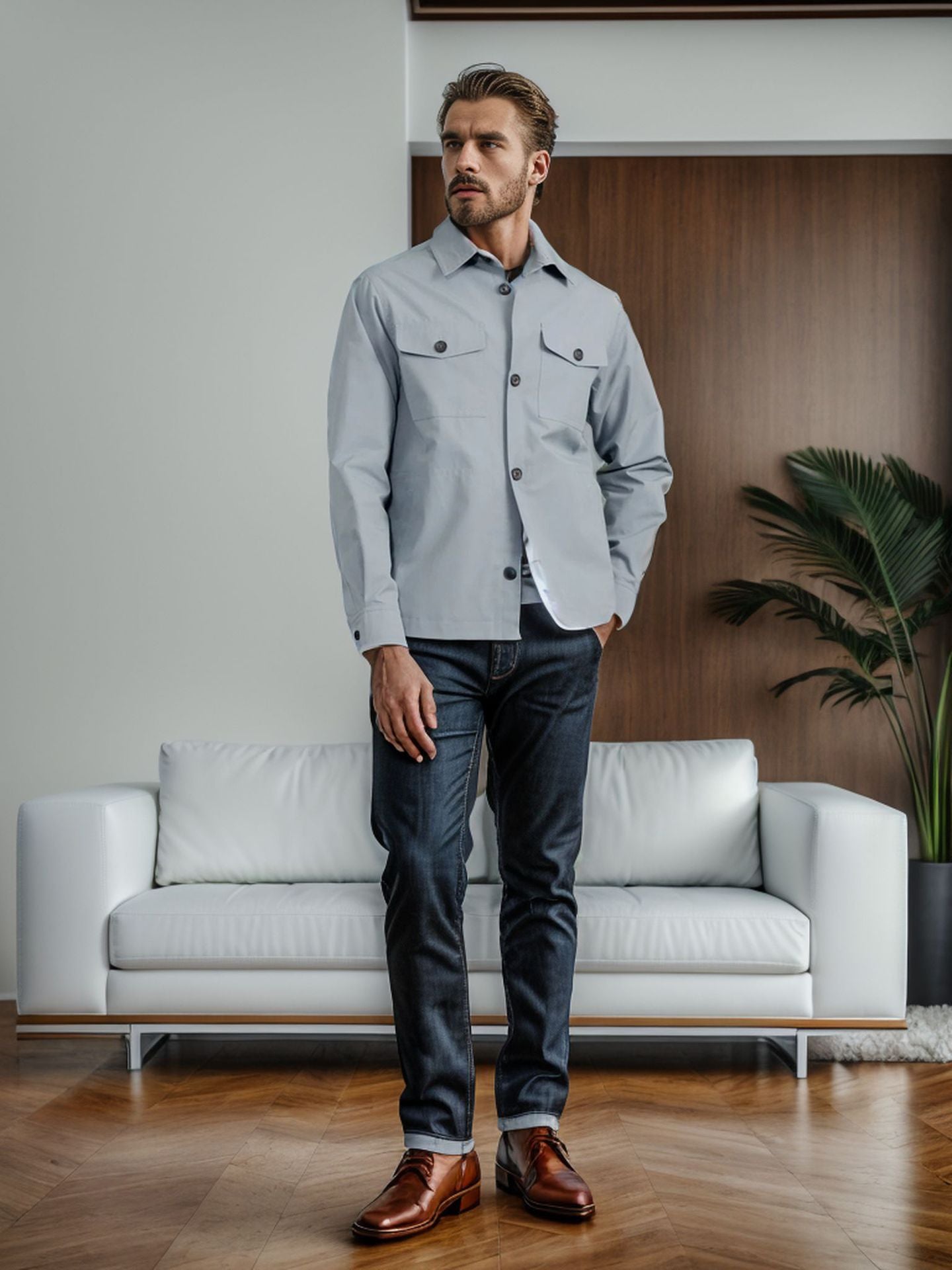 LorenzoValtieri Katoenen Jas