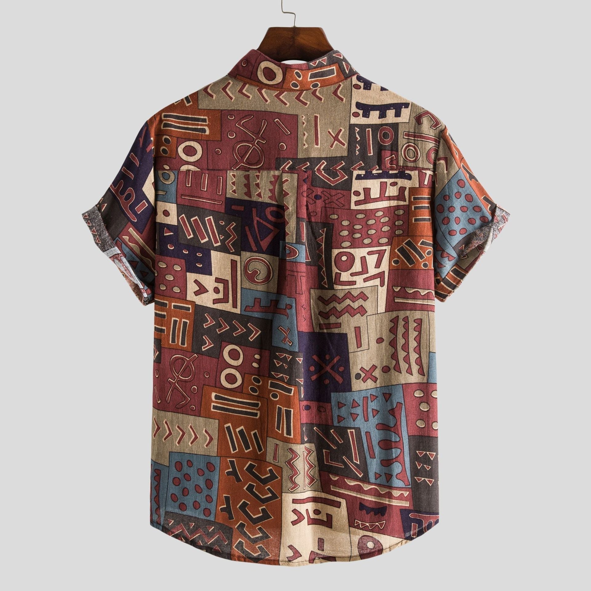 Matteo – Ademend Heren Zomershirt met Print