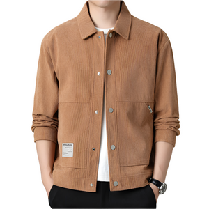 Lorenzo – Slim-Fit Fluwelen Herenjas