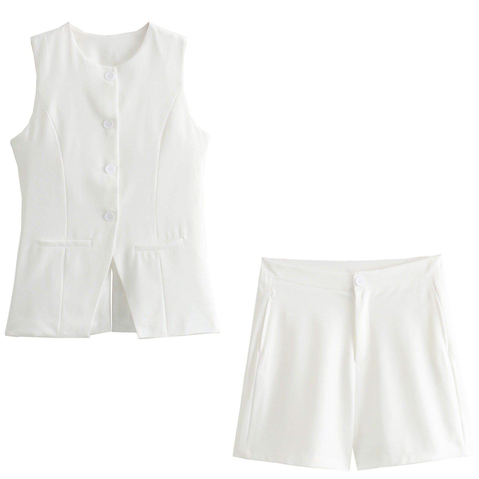 SerenaGreco Vest en Korte Broek Voor Vrouwen