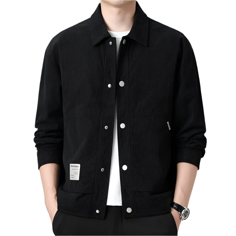 Lorenzo – Slim-Fit Fluwelen Herenjas