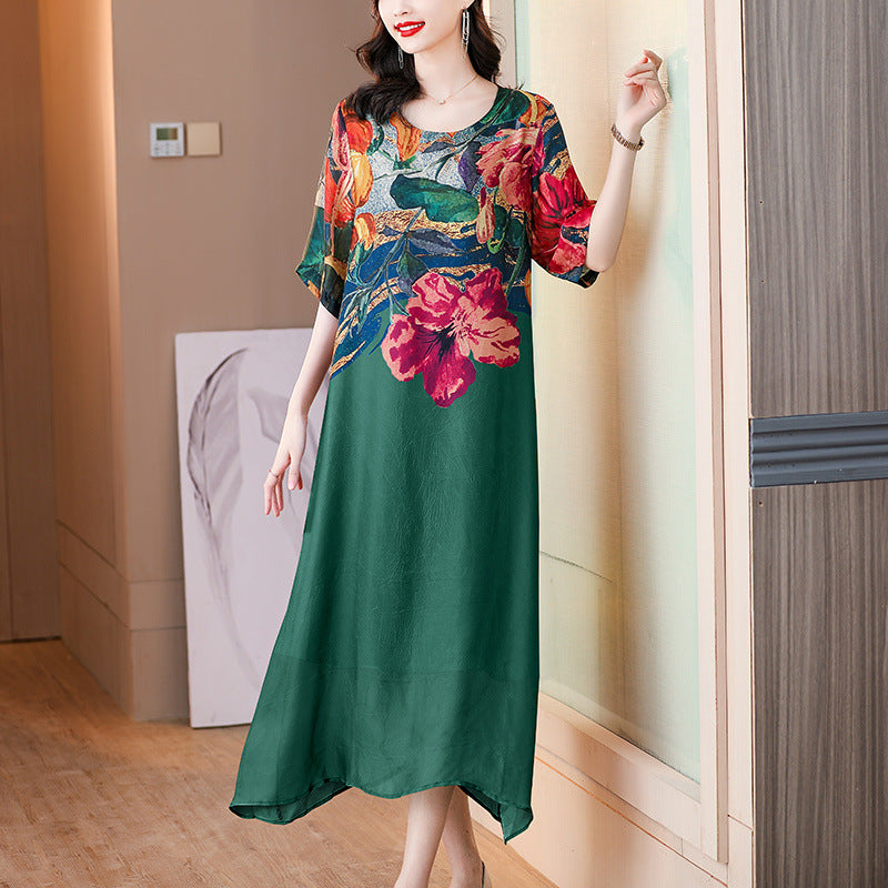 NicoSantoro™ Casual Elegante Jurk Met Print