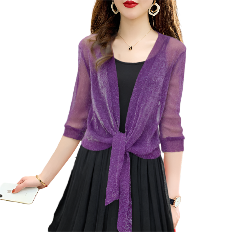 Sofia – Open Voorzijde Dames Blouse voor de Lente