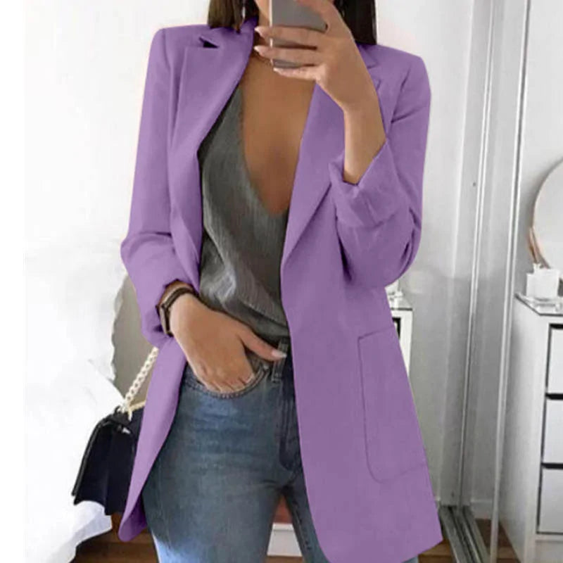 Alessia – Getailleerde Dames Blazer in Uitgebreide Maten