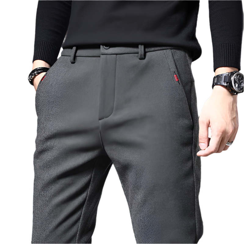 Lorenzo – Slim Fit Heren Stretch Broek van Katoenmix