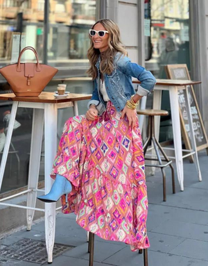 GiuliaStile Lange Elegante Rok voor Vrouwen