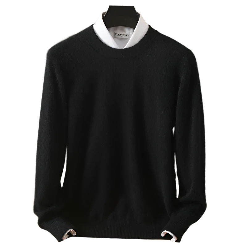 Lorenzo – Zachte Gebreide Heren Trui met Ronde Hals