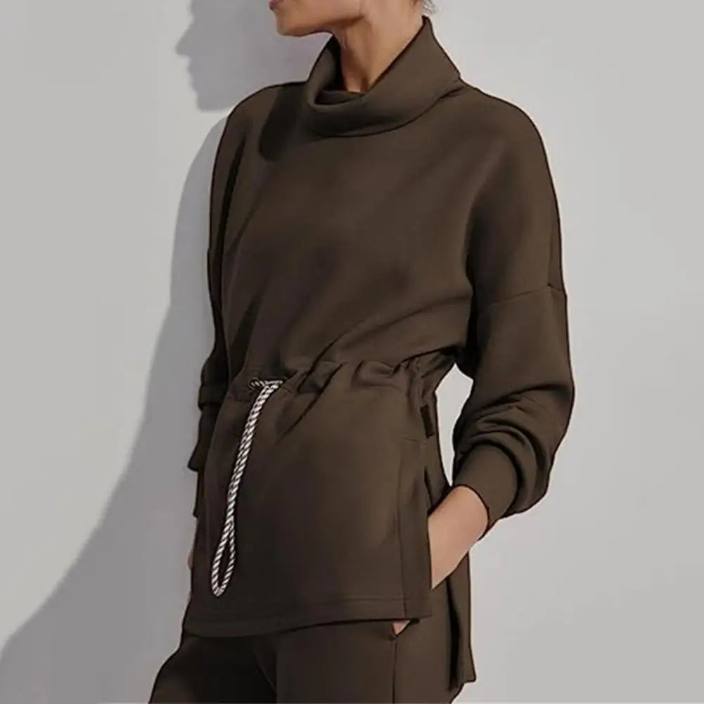 LorenzoFerraro Pullover met tunnelkoord