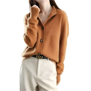 Clara – Tijdloze Cashmere Damescardigan