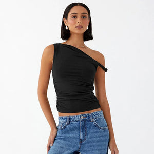 SandroVitale Slim Fit Top met enkele band Voor Dames