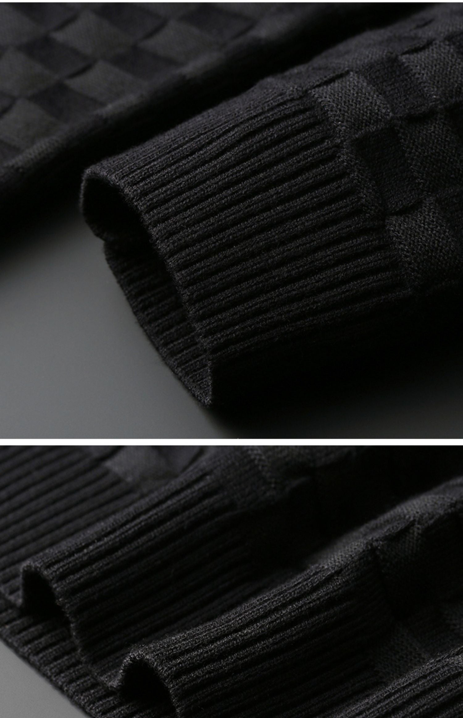 MarcoBellini Bellagio sweatshirt met ruitpatroon