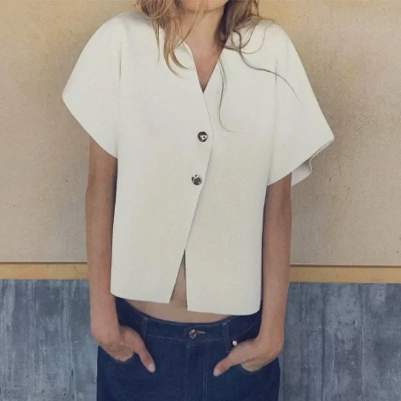 FedericoCaruso Elegante top met V-hals