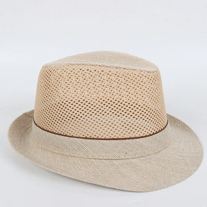 MatteoFabri Heren Mesh Fedora Hoed