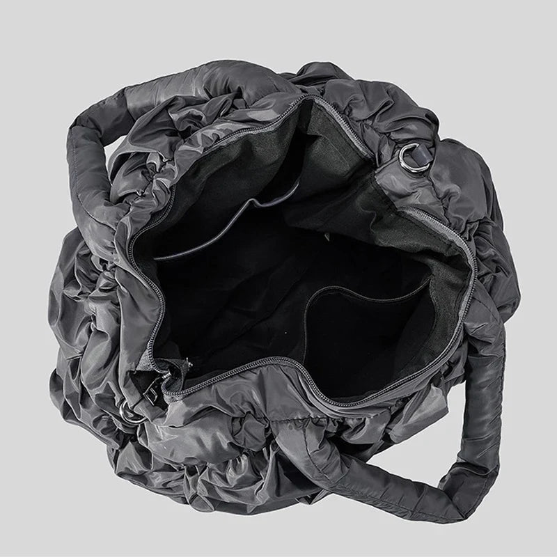 Isabella – Ruffle Dames Tote Bag met Veelzijdige Draagopties