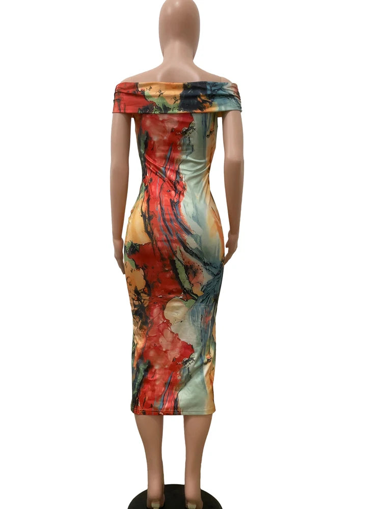 AlessiaVerdi Tropisch Off Schouder