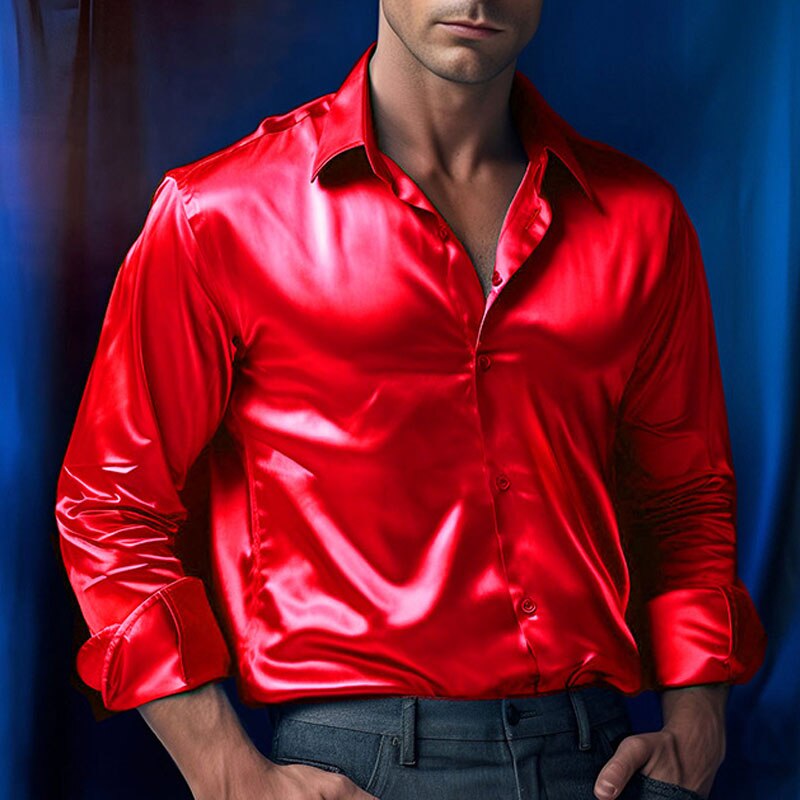 PaoloFiorini Luxe Satijnen Overhemden