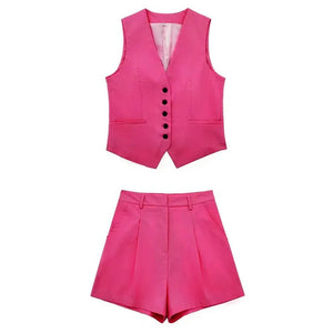 GiuseppeLazzari linnen giletset voor dames