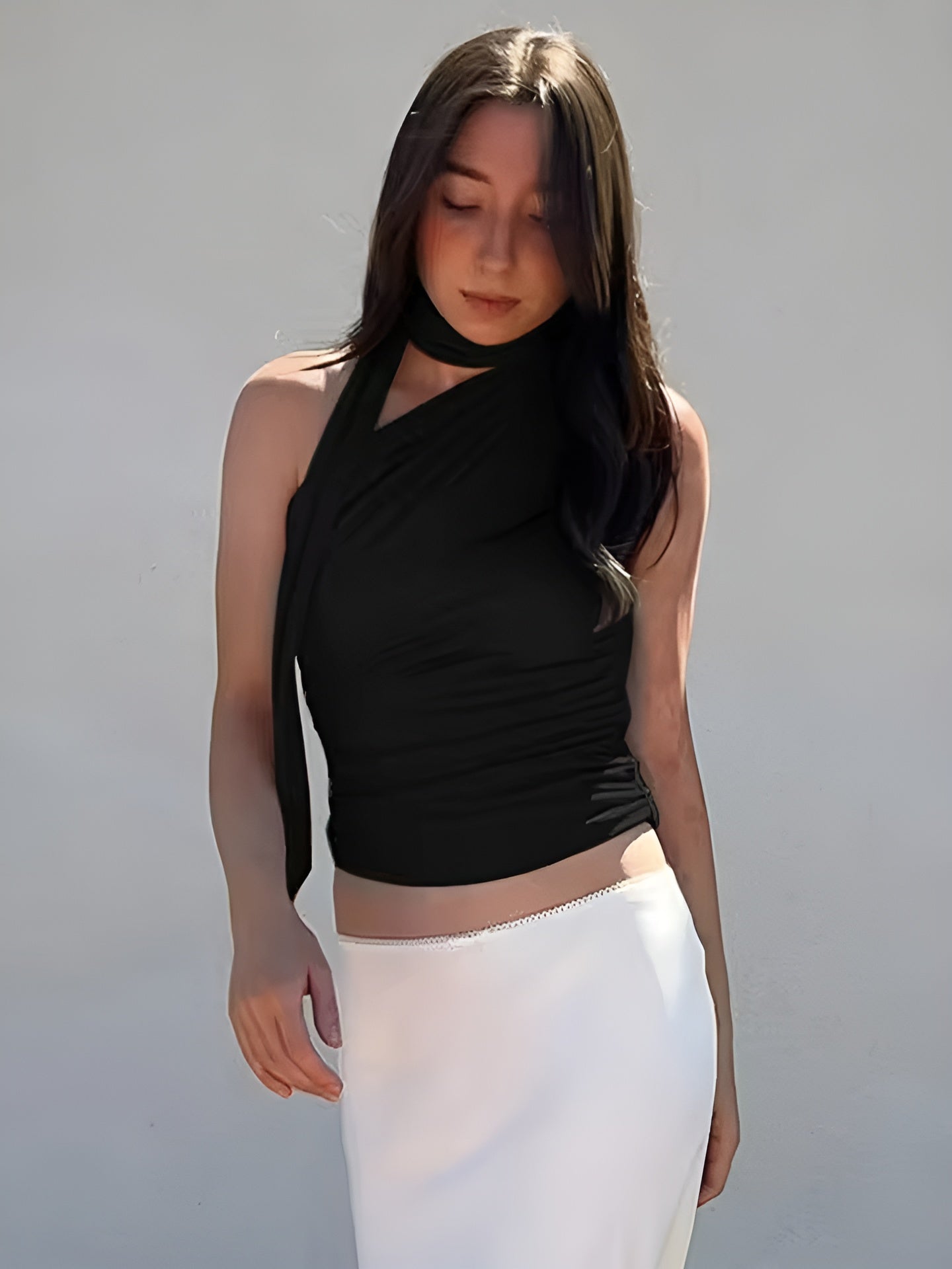 Camila – Off-Shoulder Dames T-Shirt