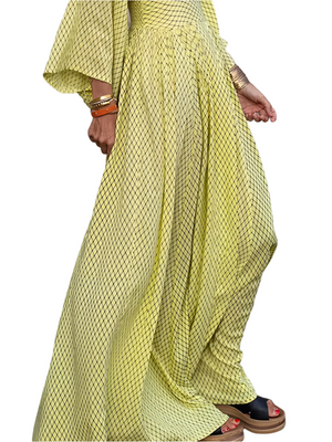 Abegail – Elegante Dames A-lijn Jurk tot op de Vloer