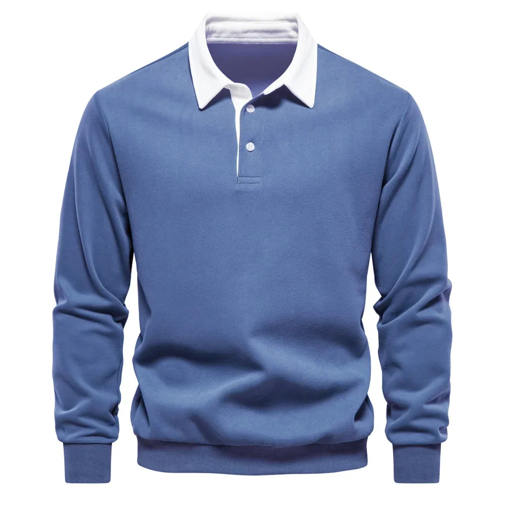 DarioMoretti Polo Hals Sweatshirt