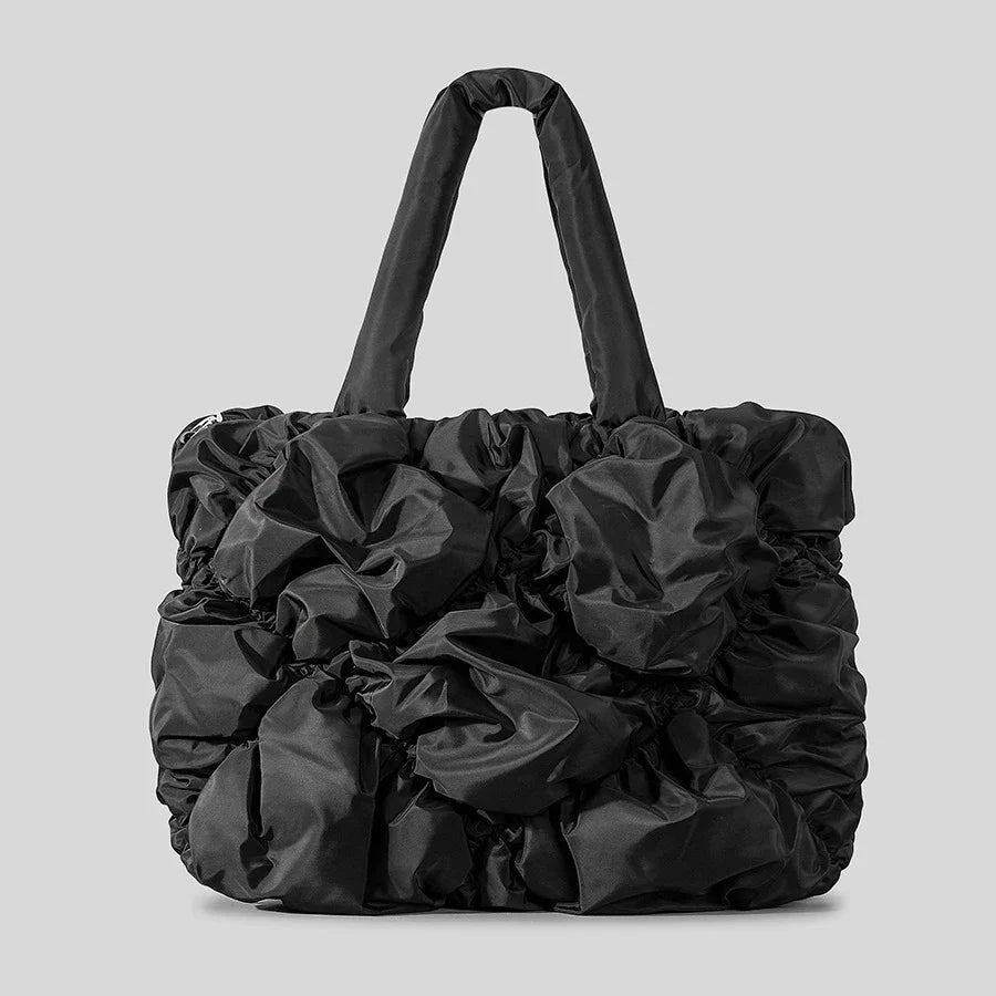 Isabella – Ruffle Dames Tote Bag met Veelzijdige Draagopties
