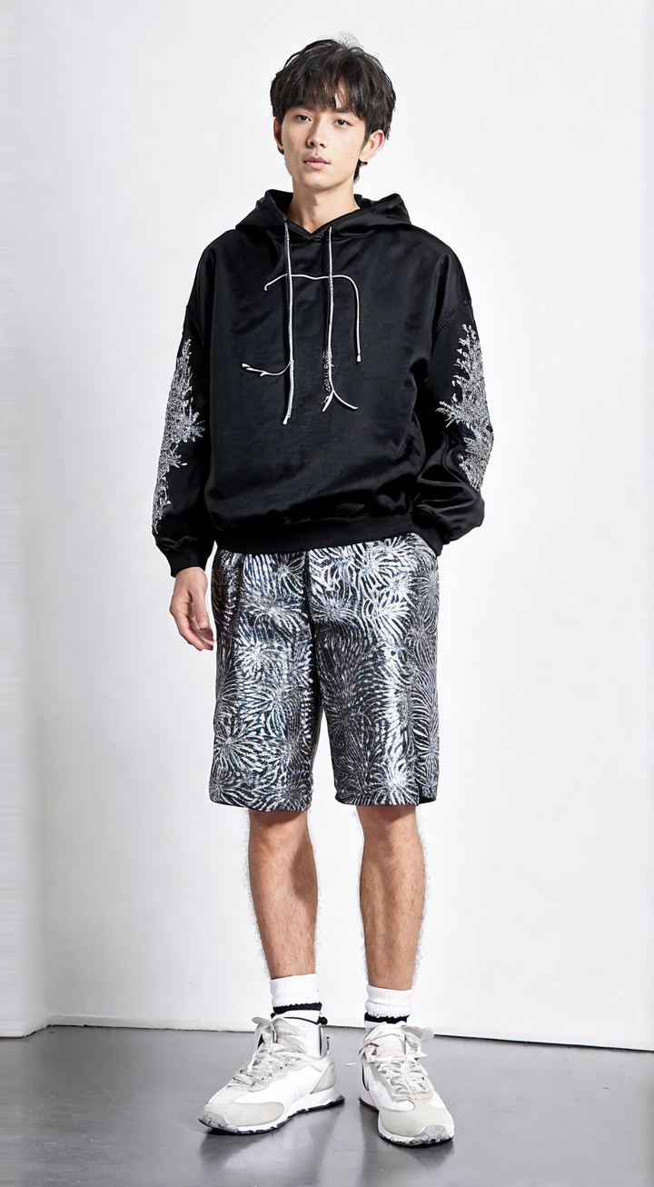 PaoloGreco Gotische Patchwork Hoodie