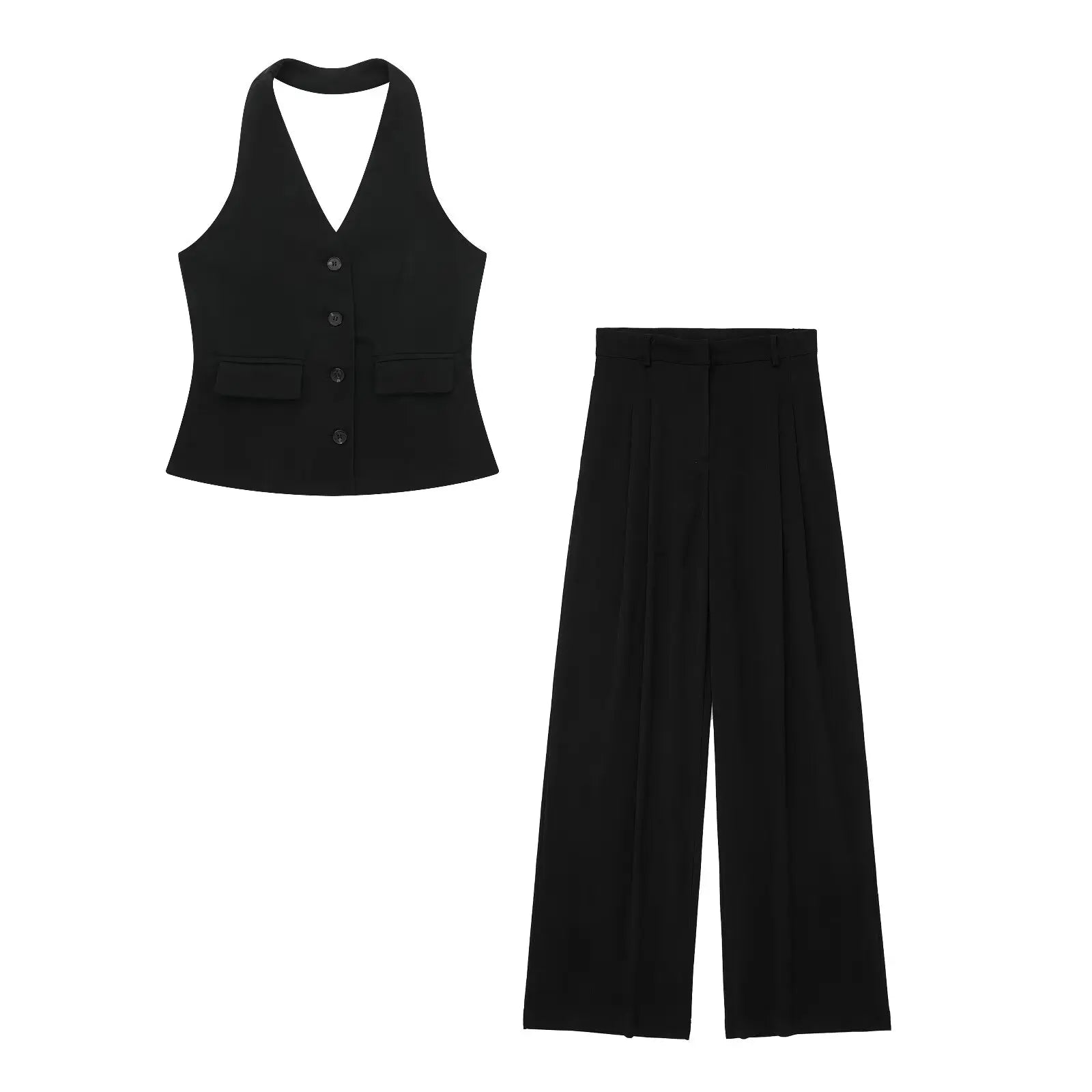 MarcoVassallo Casual halter chic voor vrouwen