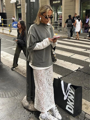 ChiaraSantoro Kanten Rok Darl Voor Vrouwen