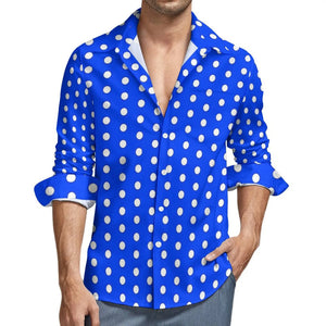 NiccolòBartoli Polka Dot Shirt Met Lange Mouwen