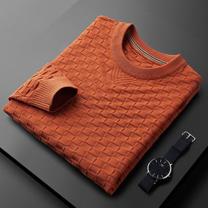 MarcoBellini Bellagio sweatshirt met ruitpatroon