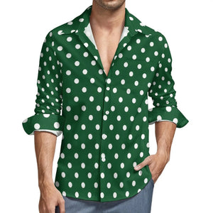 NiccolòBartoli Polka Dot Shirt Met Lange Mouwen