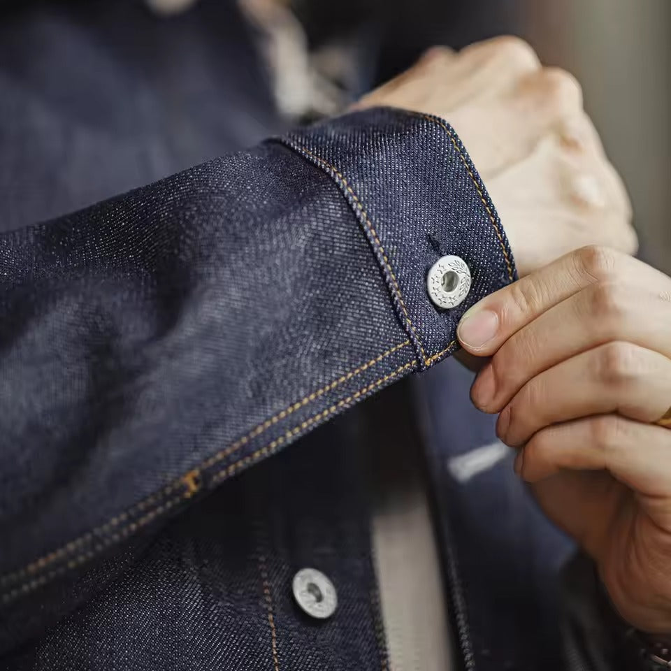 Élodie – Klassiek Dames Denim Jacket met Knopen