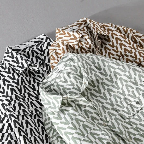 EmilioRinaldi Heren Gestreept Overhemd Voor Heren