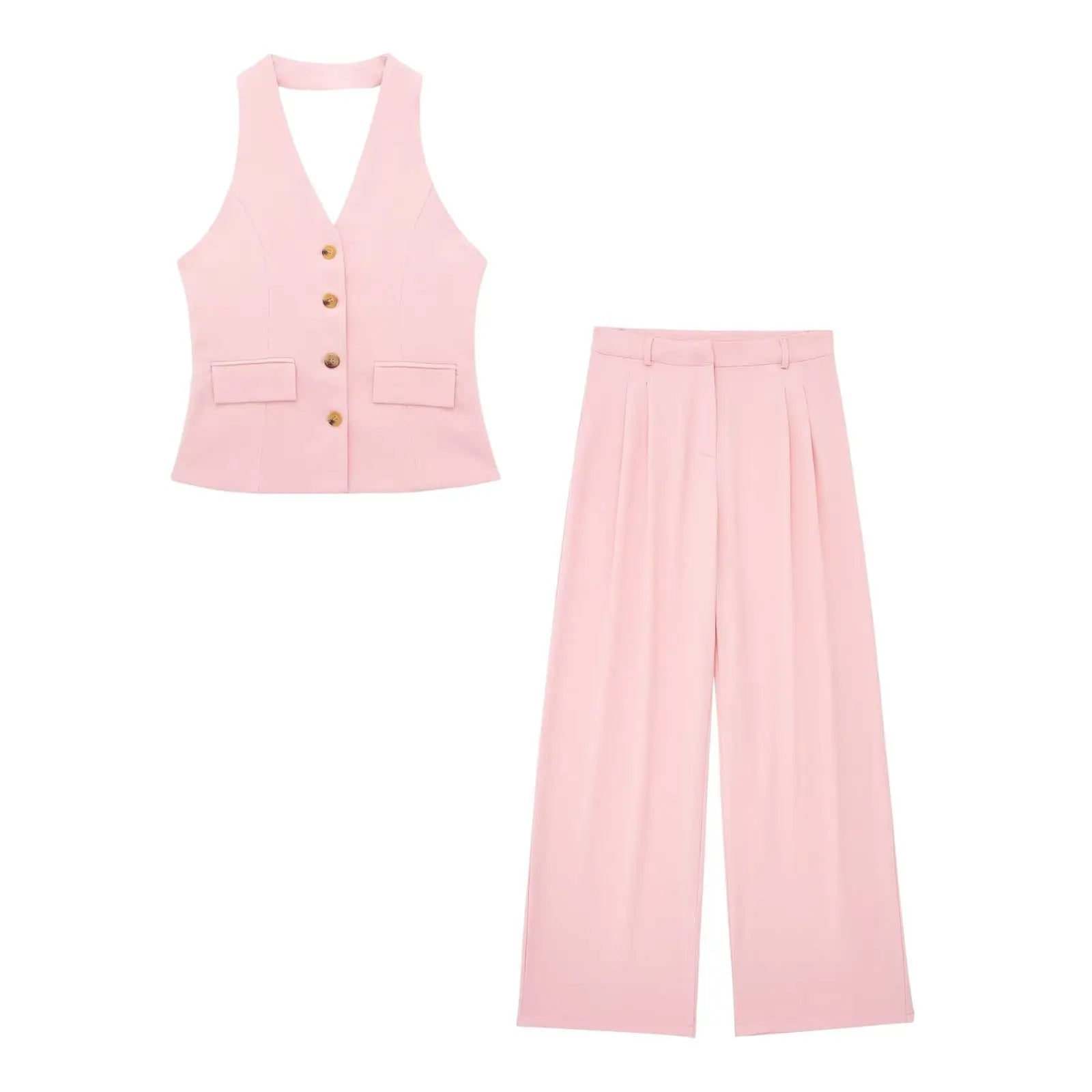 MarcoVassallo Casual halter chic voor vrouwen
