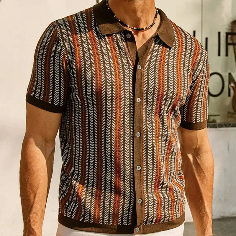 Lorenzo – Geknoopte Zomerpolo voor Heren